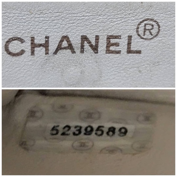 Authentic CHANEL Vintage Caviar Beige Flap Bag Beige Cream 24k Gold - Picture 5 of 15